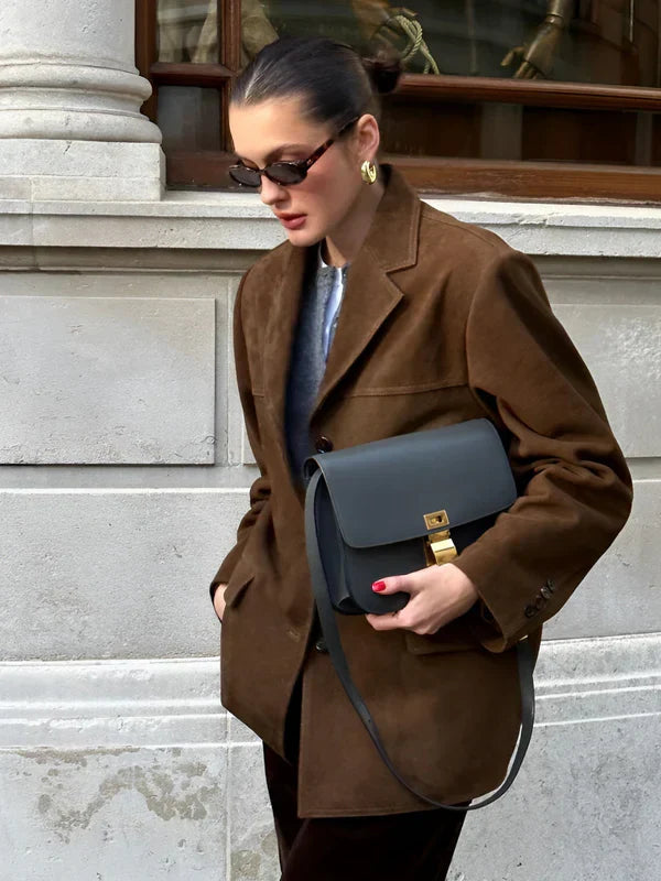 Drune | wildleder blazer
