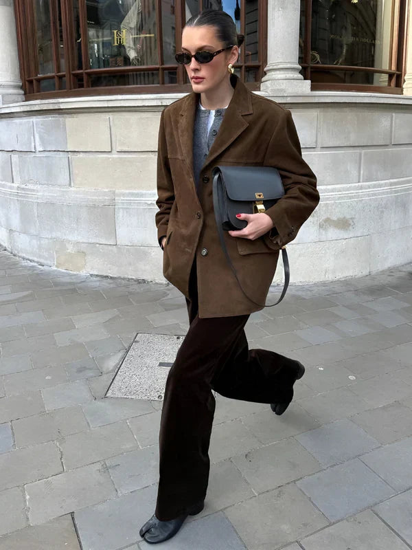 Drune | wildleder blazer