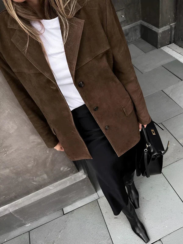 Drune | wildleder blazer