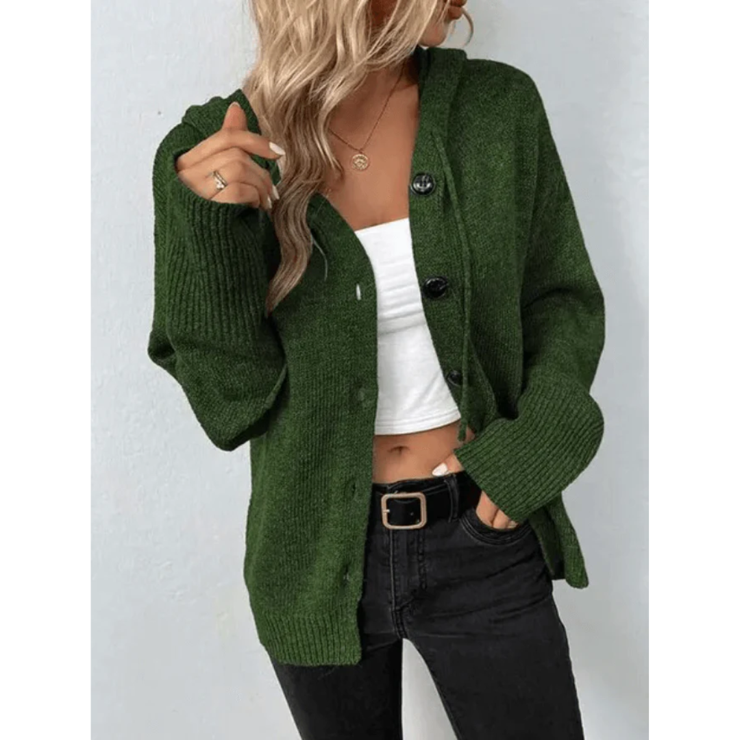 Drune | Leichter Knopf Strickjacke Für Frauen