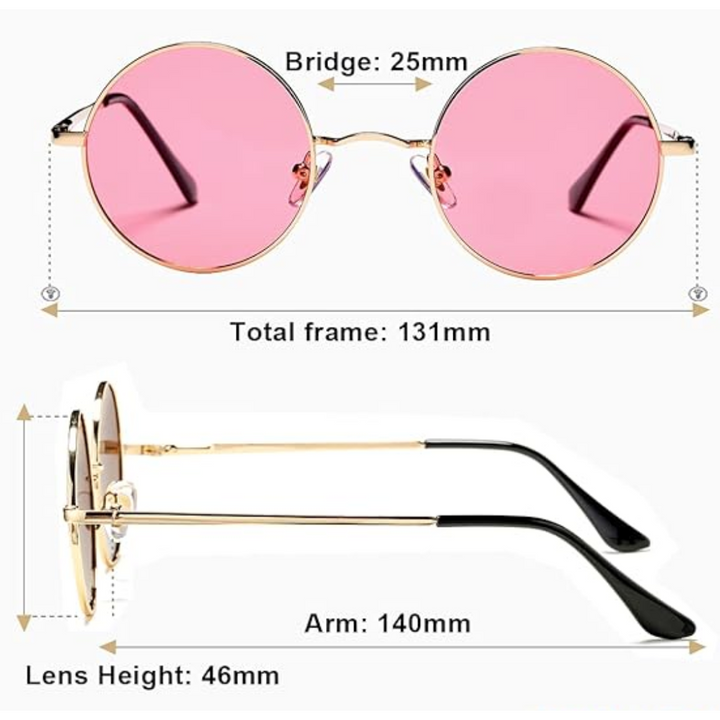 Drune | Runde Polarisierte Sonnenbrille