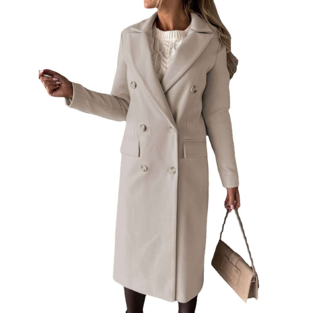 Drune | Chaya Damen Winter Lang Trench Mantel Warme
