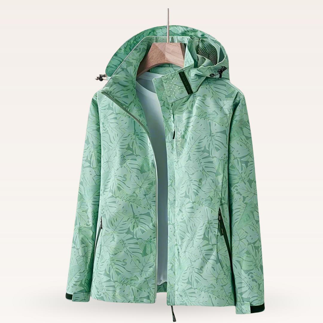 Drune | Wasserdichte Regenjacke mit Kapuze und Reißverschlusstaschen