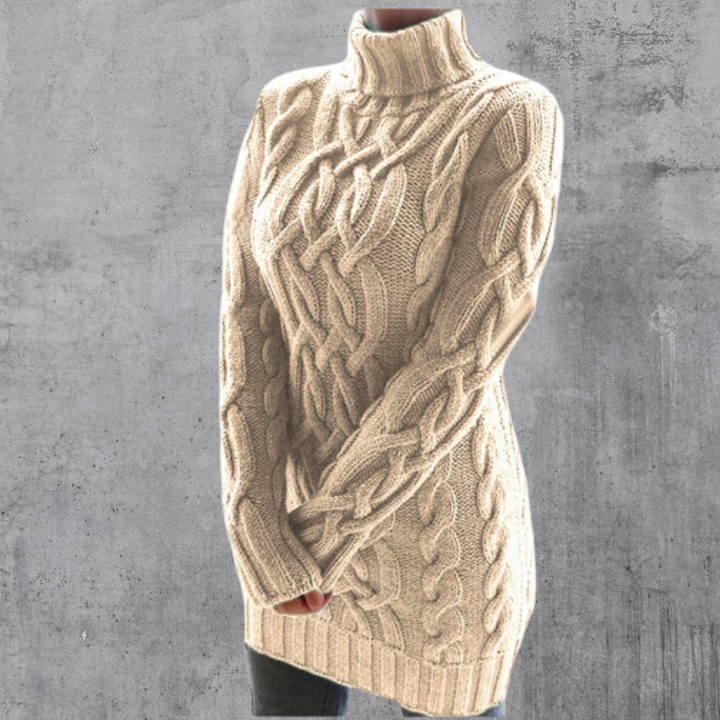 Drune | Stilvoller Warmer Langer Rollkragenpullover