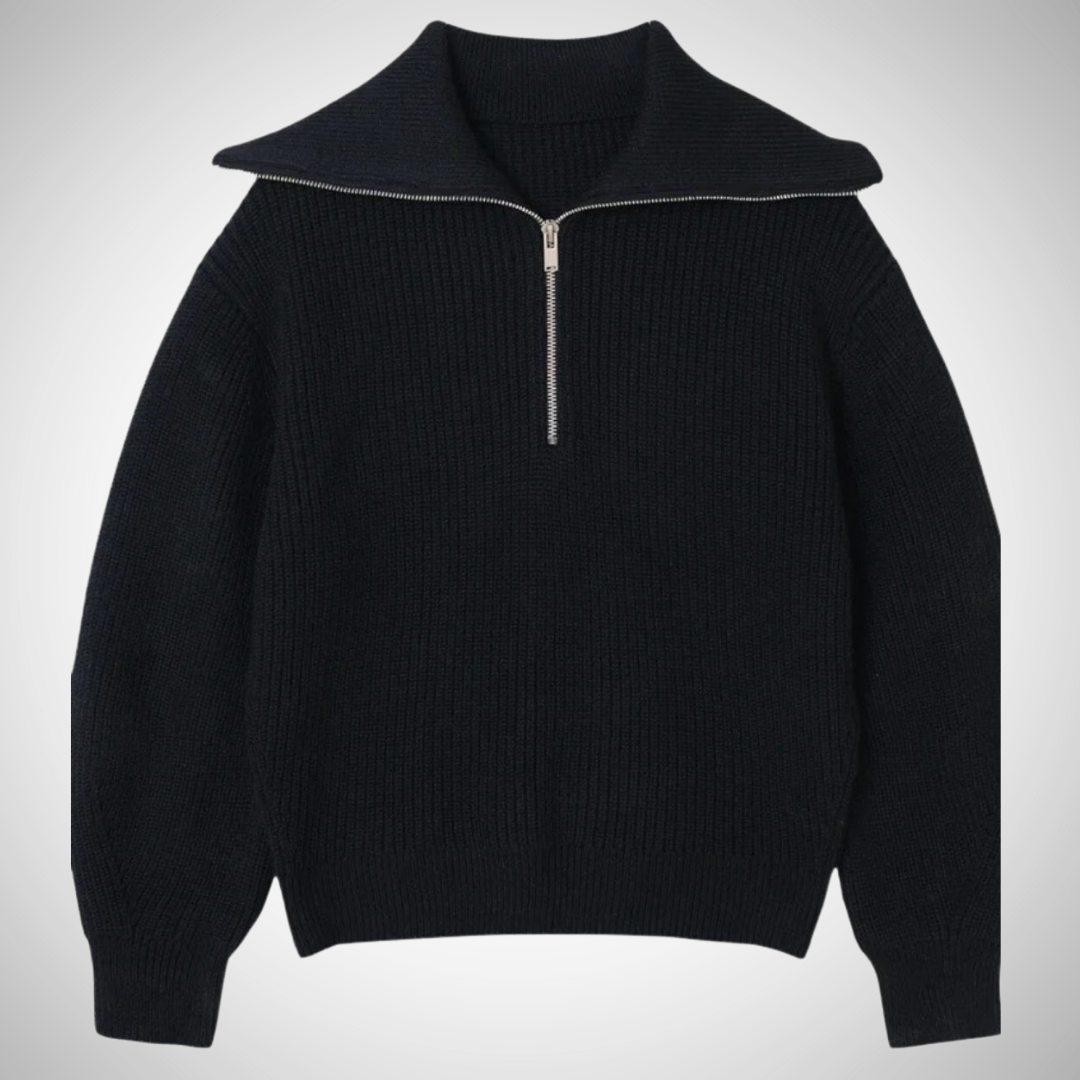 Drune | Halber Reißverschluss Pullover
