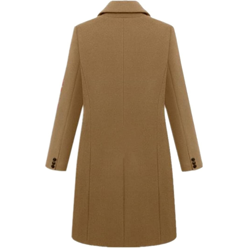 Drune | Eleganter Langer Mantel mit Raffiniertem Design für Frauen