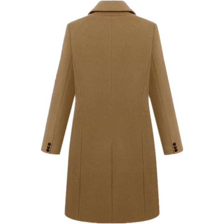 Drune | Eleganter Langer Mantel mit Raffiniertem Design für Frauen