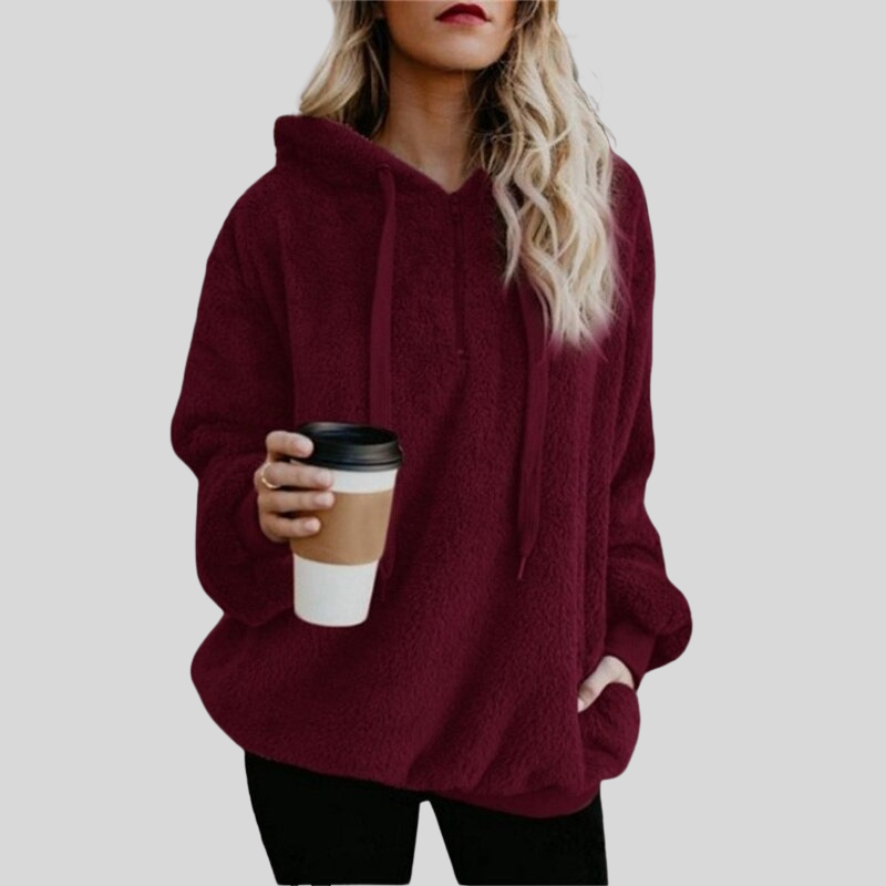 Drune | Kapuzenpullover Übergroß Fit Weich Und Komfortabel Langärmlig Lässig