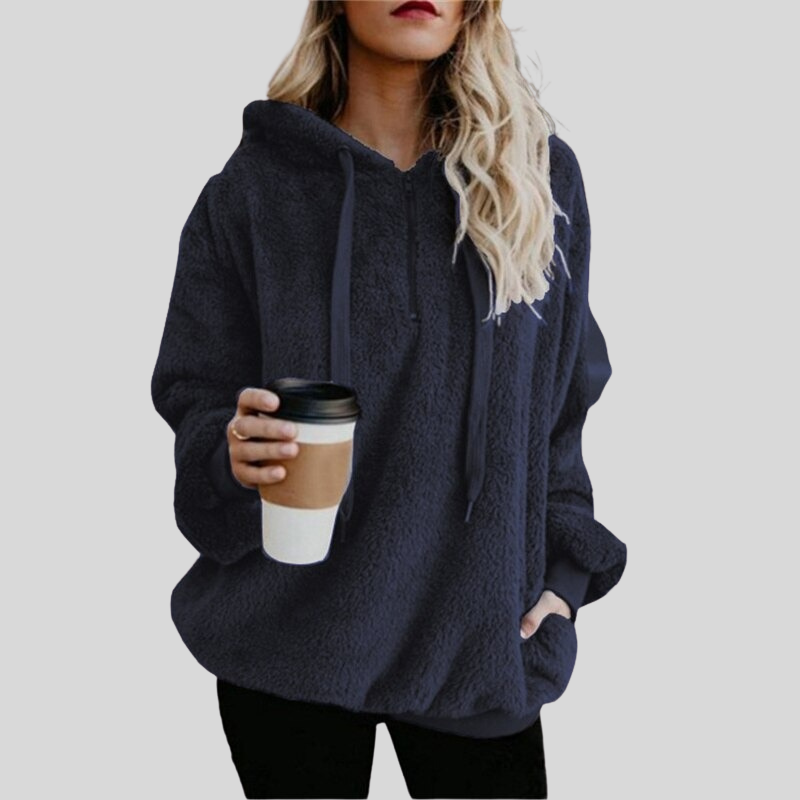 Drune | Kapuzenpullover Übergroß Fit Weich Und Komfortabel Langärmlig Lässig