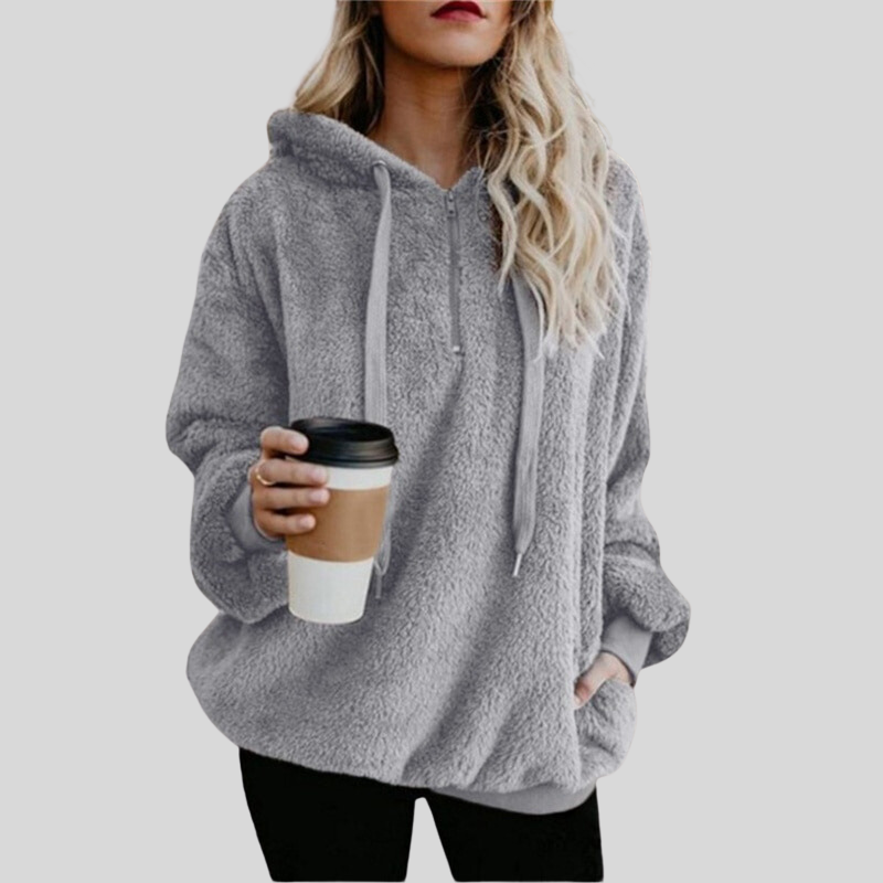 Drune | Kapuzenpullover Übergroß Fit Weich Und Komfortabel Langärmlig Lässig