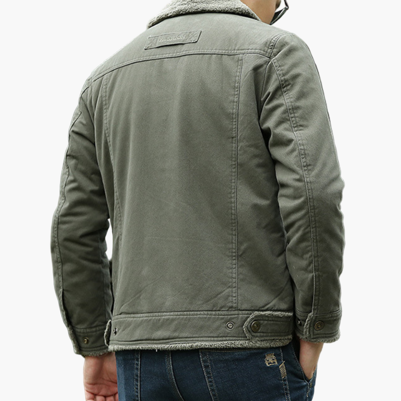 Drune | Freizeitjacke mit Fleecekragen - Modische Outdoor Übergangsjacke für Alltag und Abenteuer