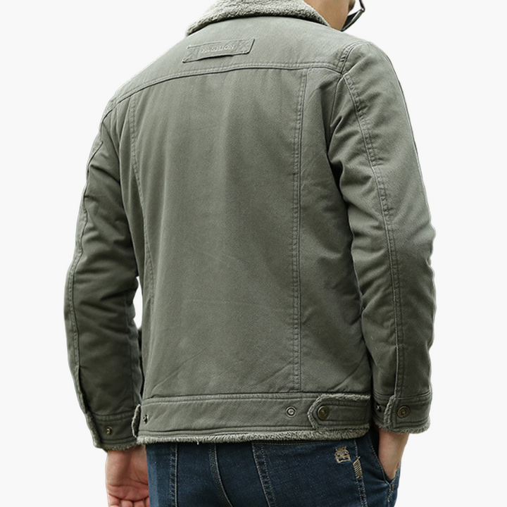 Drune | Freizeitjacke mit Fleecekragen - Modische Outdoor Übergangsjacke für Alltag und Abenteuer