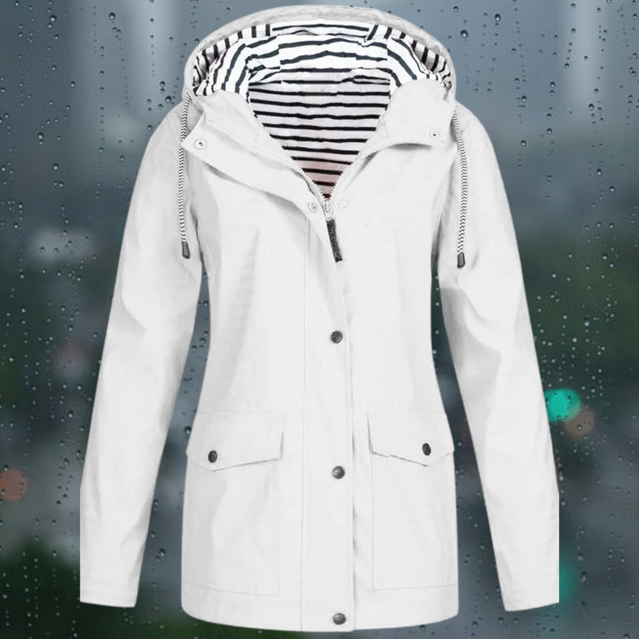 Drune | Lässige Winddichte Regenjacke für Damen