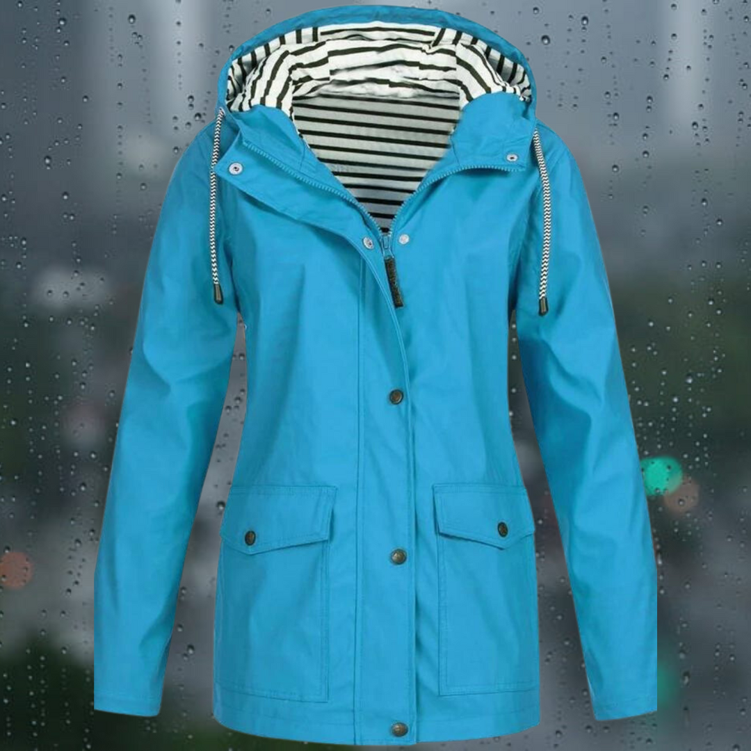 Drune | Lässige Winddichte Regenjacke für Damen