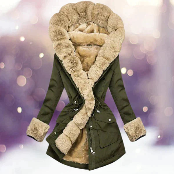 Drune | Warme Modejacke mit Gemütlichem Plüschfutter
