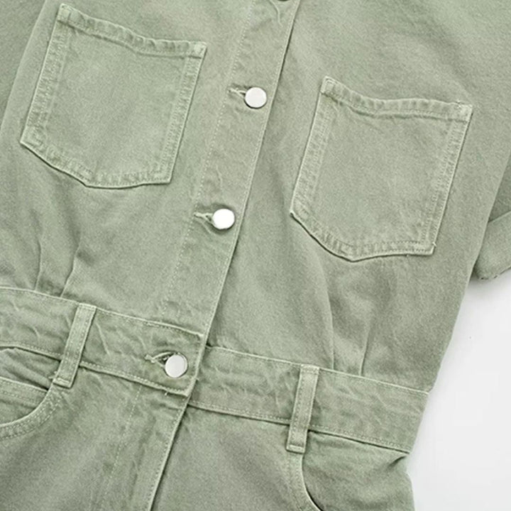 Drune | Slimfit & Sexy denim jumpsuit