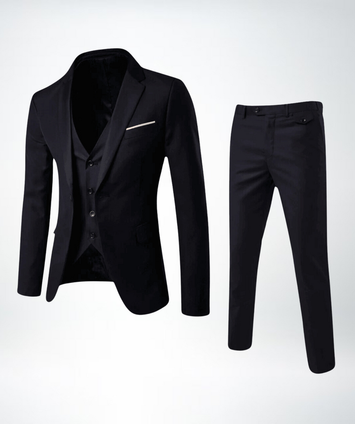 Drune Herren Slim Fit Business Anzug 2-teilig – Sakko & Hose