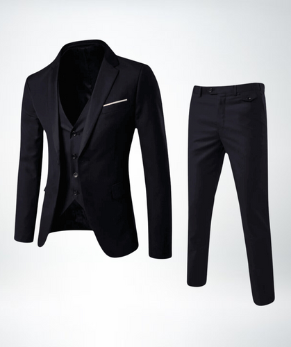 Drune Herren Slim Fit Business Anzug 2-teilig – Sakko & Hose