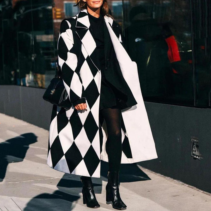 Drune | Blend Graphic Coat - Oversized Fit - Winter Streetwear Schicht