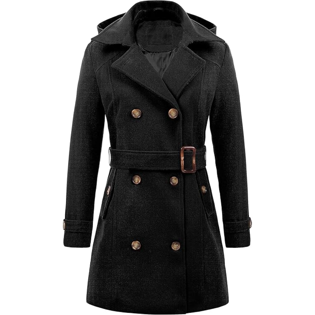 Drune | Gewatteeter Wintertrenchcoat mit Kapuze Nina