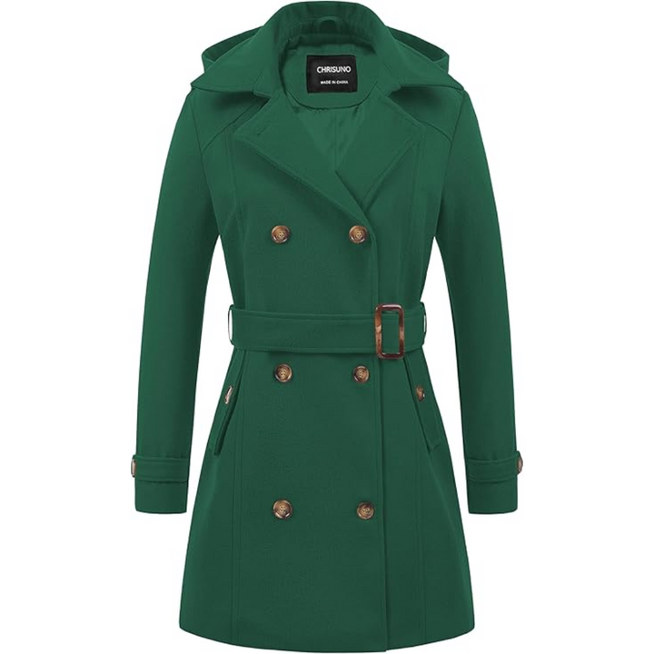 Drune | Gesteppter Winter-Trenchcoat mit Kapuze