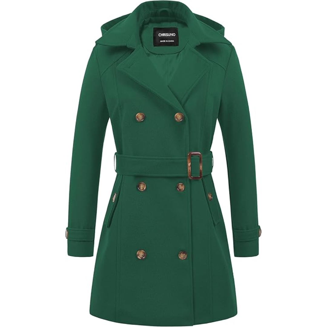 Drune | Gewatteeter Wintertrenchcoat mit Kapuze Nina