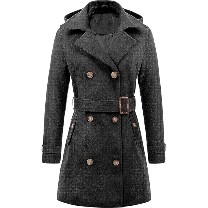 Drune | Gewatteeter Wintertrenchcoat mit Kapuze Nina