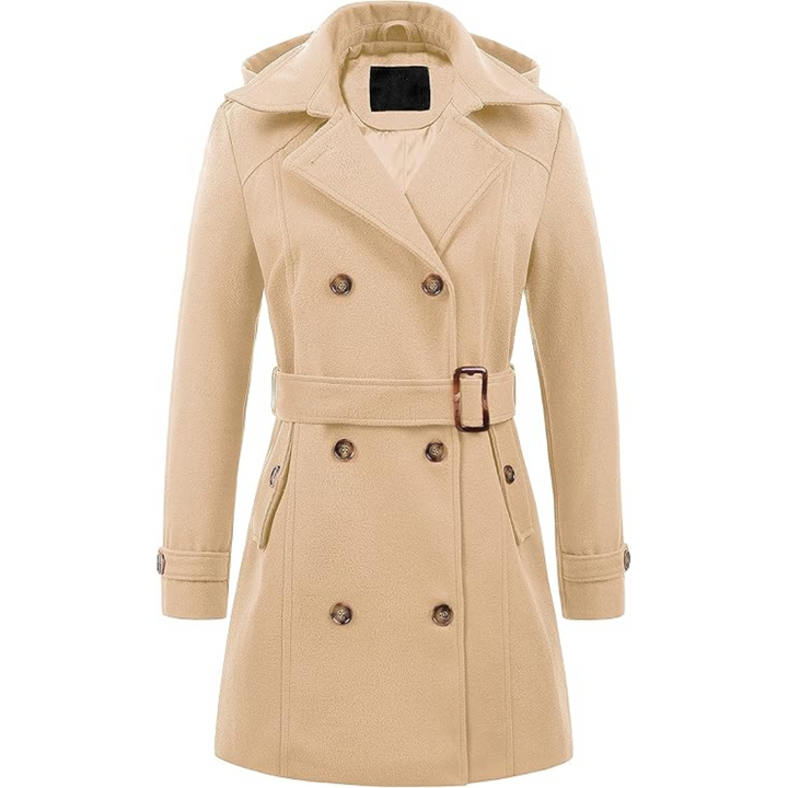 Drune | Gewatteeter Wintertrenchcoat mit Kapuze Nina