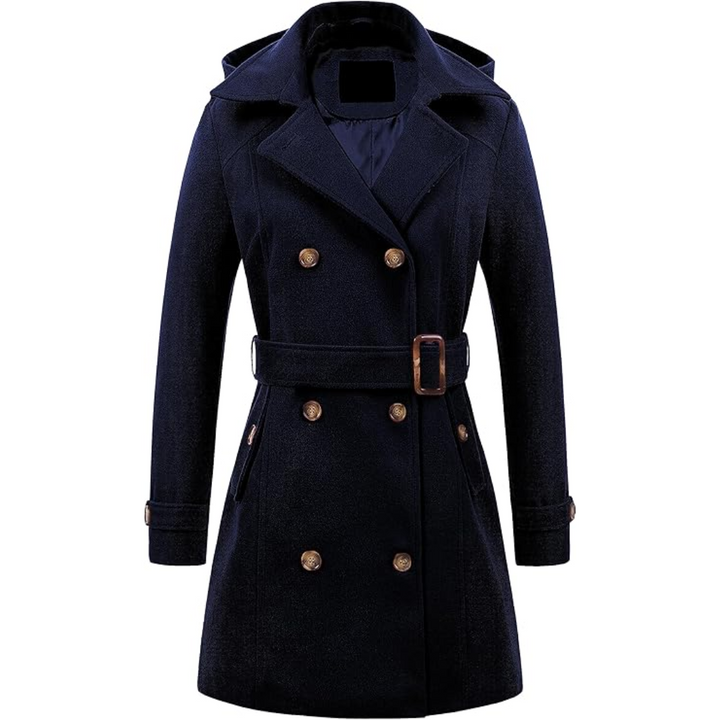 Drune | Gesteppter Winter-Trenchcoat mit Kapuze