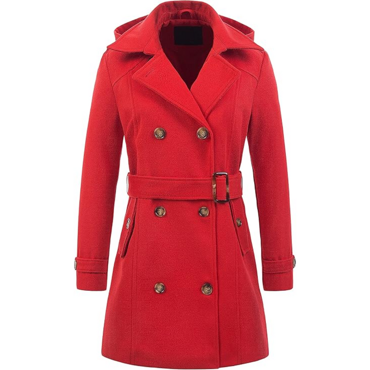 Drune | Gesteppter Winter-Trenchcoat mit Kapuze