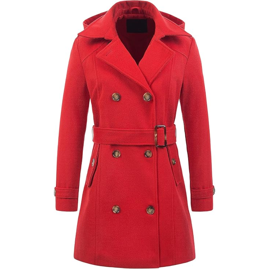 Drune | Gewatteeter Wintertrenchcoat mit Kapuze Nina