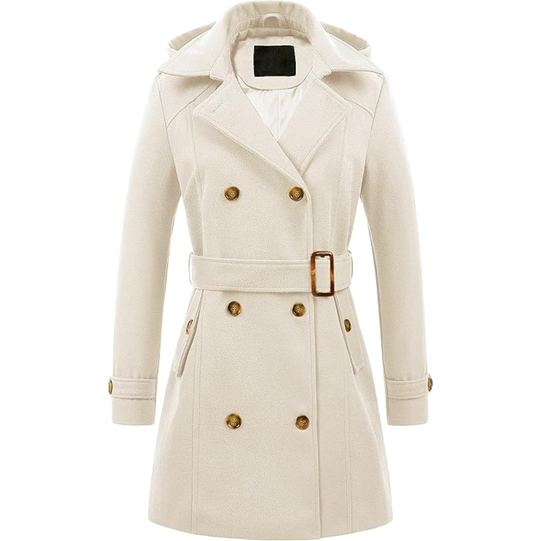 Drune | Gewatteeter Wintertrenchcoat mit Kapuze Nina