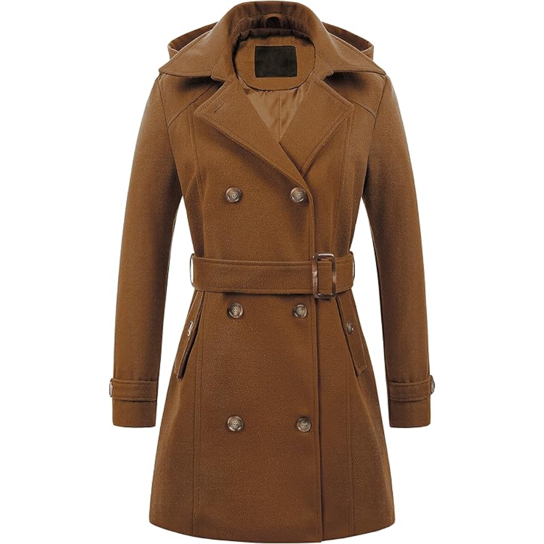 Drune | Gewatteeter Wintertrenchcoat mit Kapuze Nina