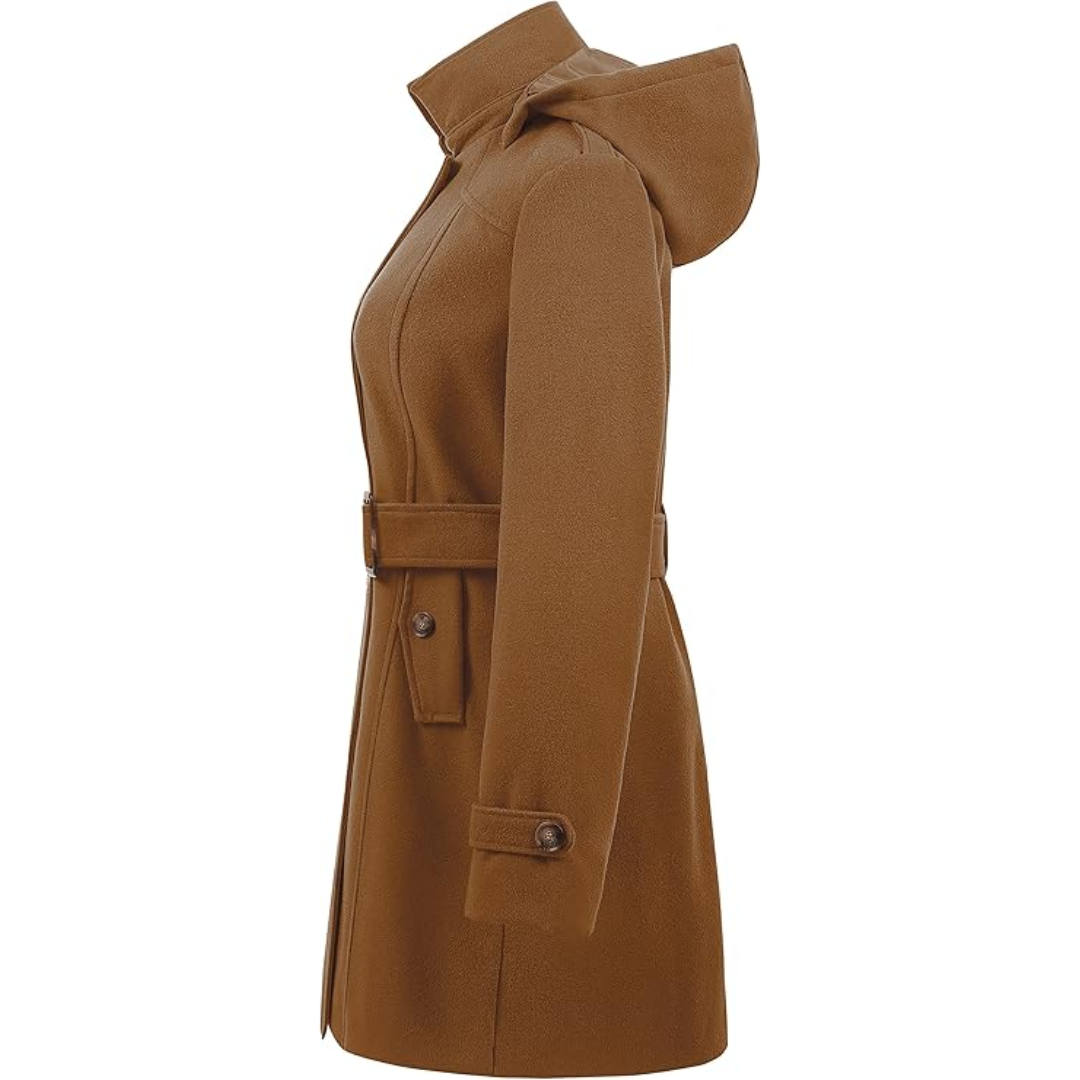Drune | Gewatteeter Wintertrenchcoat mit Kapuze Nina