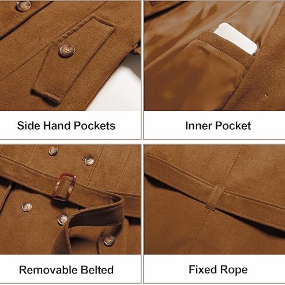 Drune | Gewatteeter Wintertrenchcoat mit Kapuze Nina