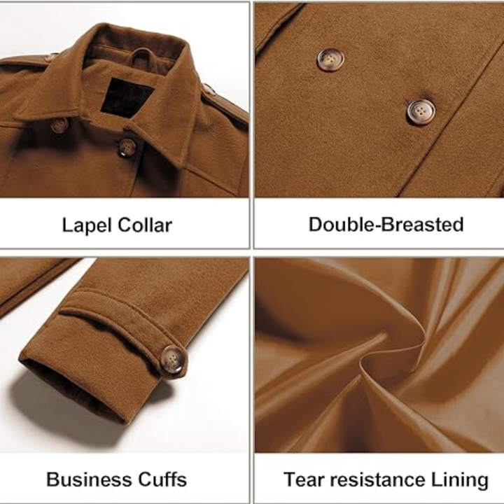 Drune | Gewatteeter Wintertrenchcoat mit Kapuze Nina
