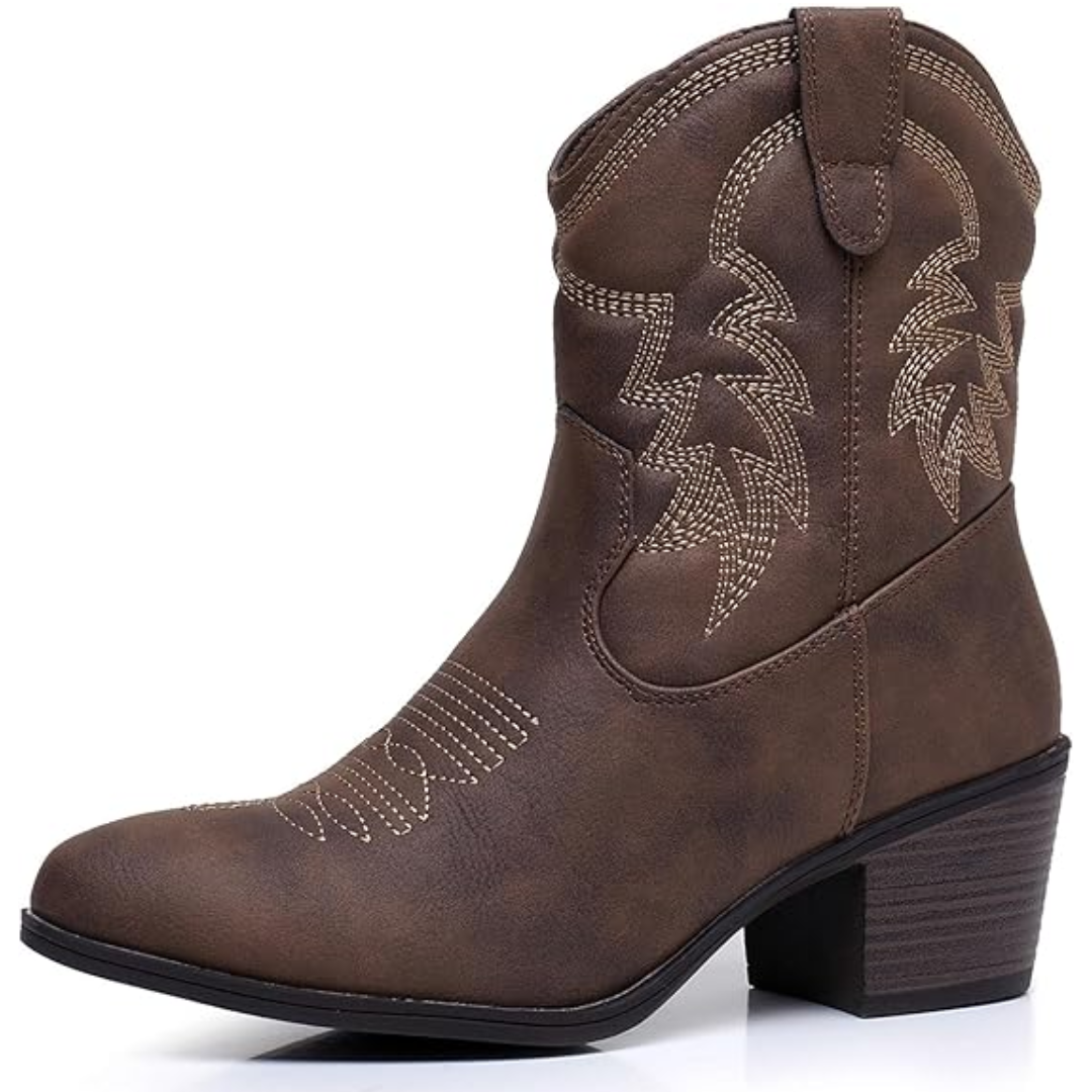 Klassische Mid High Cowgirl Stiefel - Tammy Drune