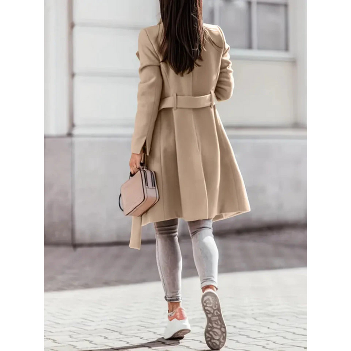 Drune | Damen Lange Warme Trench Mantel - Winter
