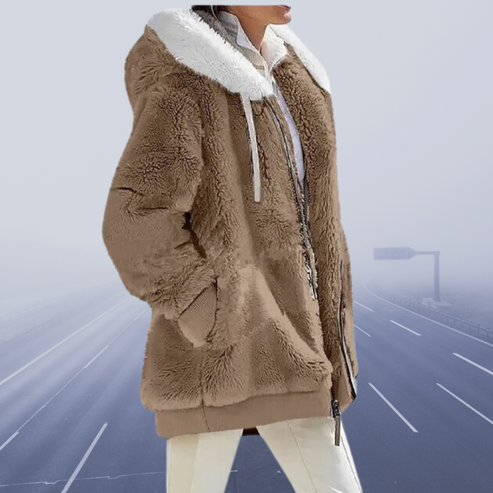Drune | Elegante Kapuzenfleecejacke