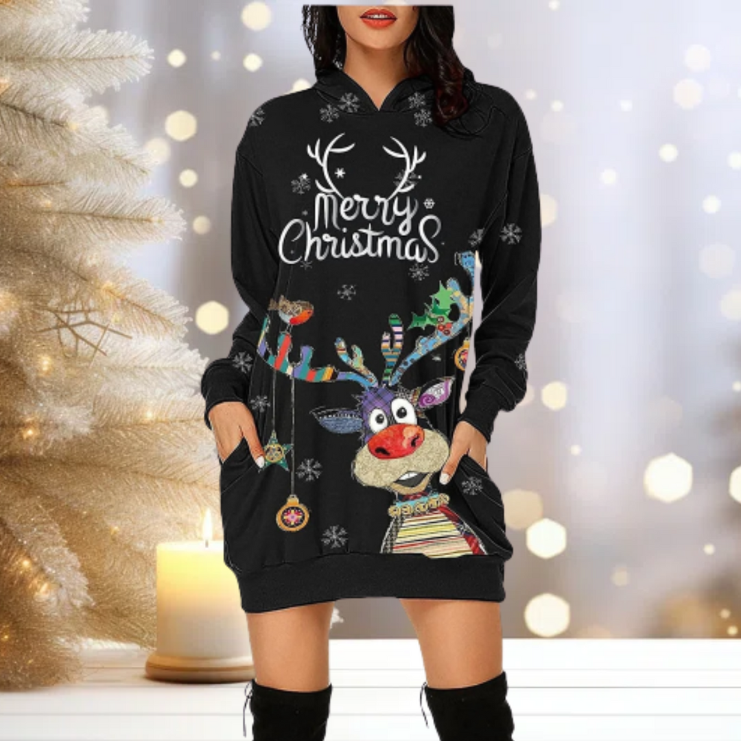 Drune | Weihnachten Party Sweatshirts mit Kapuze