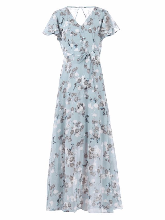 Kleid mit floralem Muster