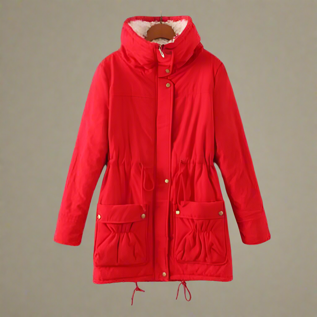Drune | Warme Baumwoll Winterjacke damen Mit Kapuze