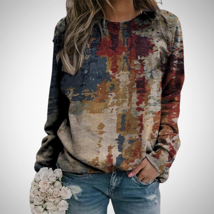 Drune | Abstract Print Pullover