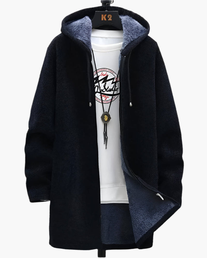 Drune | Fleecejacke mit Kapuze - Lässiger Style für Alltag und Freizeit
