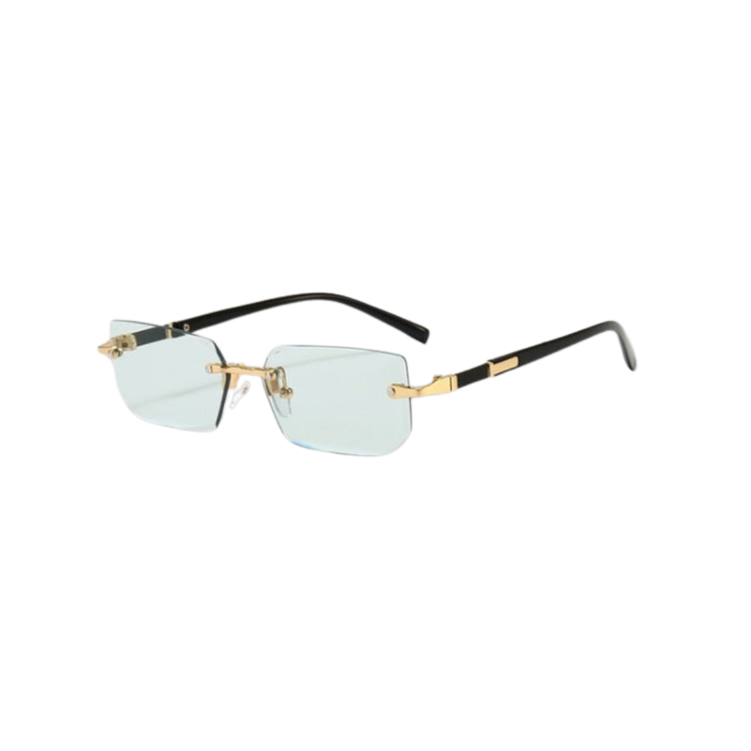 Drune Sonnenbrille - Modern - Rechteckig Rahmenlos Retro