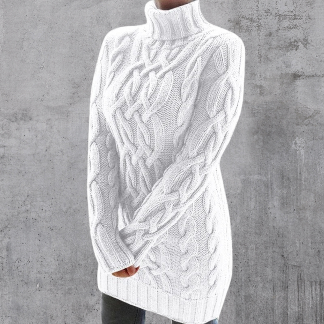 Drune | Stilvoller Warmer Langer Rollkragenpullover