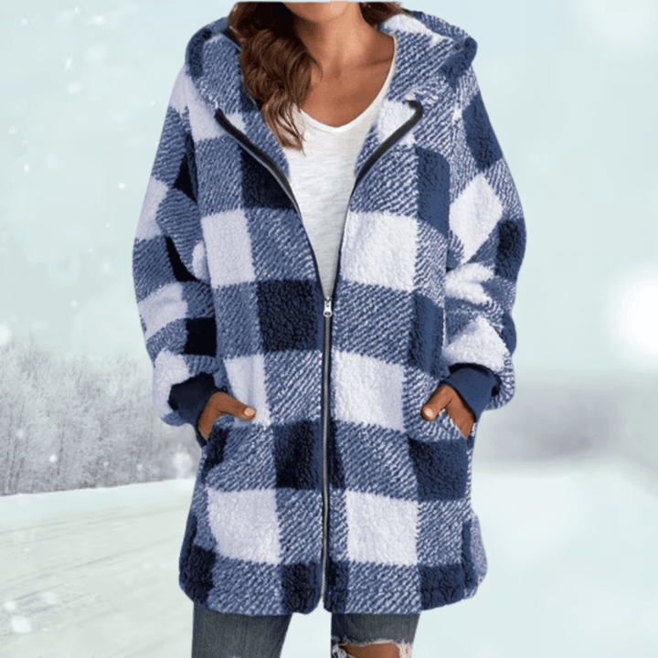 Drune | Sherpa-Fleece-Mantel - Kapuzen-Design - Ultra-weiche Wärme - Lässige Winter-Schicht