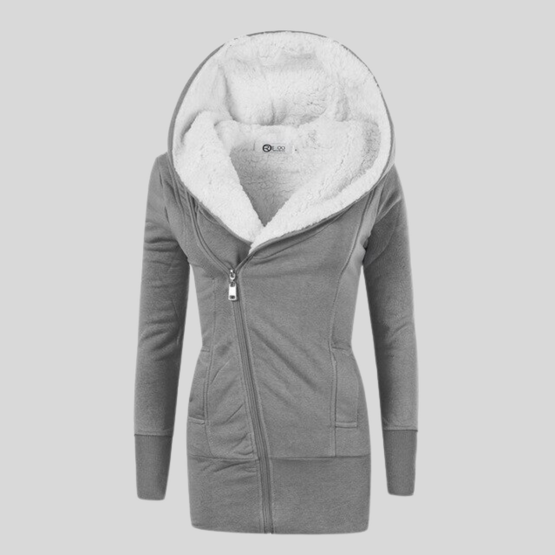 Drune | Damen Fleece Kapuzenweste