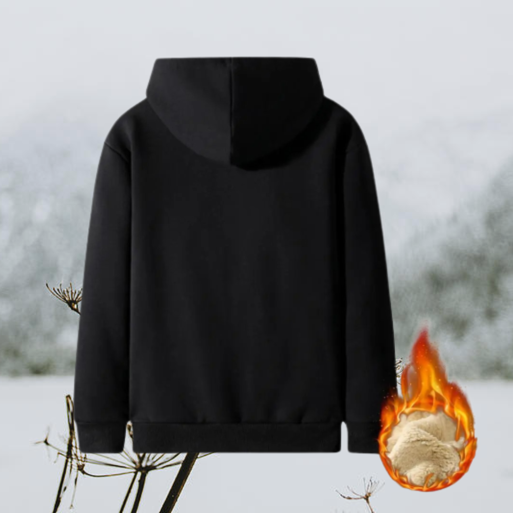 Drune | Kuschelige Unisex Lammfell Kapuzenjacke