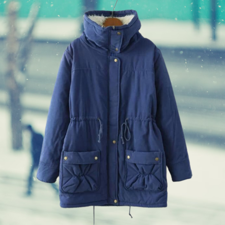 Drune | Warme Baumwoll Winterjacke damen Mit Kapuze